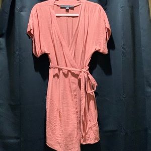 Linen Wrap Dress